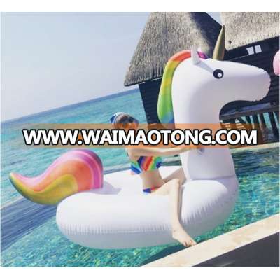 PVC Pool Inflatables Floats Raft Giant Inflatable Jumbo Unicorn Ring Loungers Swimming Games